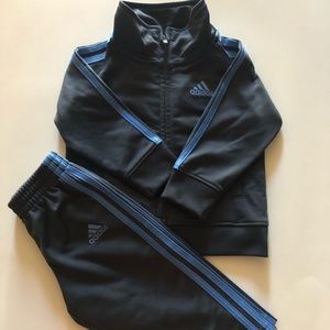 Adidas sweat jacket and pants